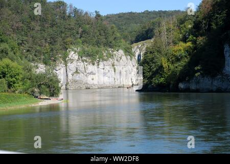 Les gorges du Danube de Weltenbourg à (04. Septembre 2019) dans le monde entier d'utilisation | Banque D'Images