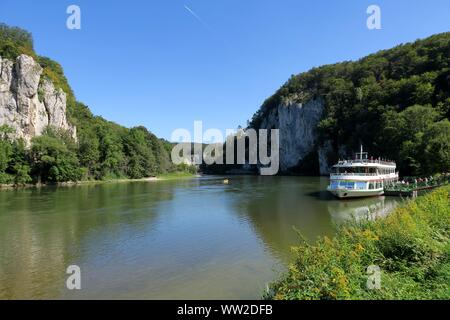 Les gorges du Danube de Weltenbourg à (04. Septembre 2019) dans le monde entier d'utilisation | Banque D'Images