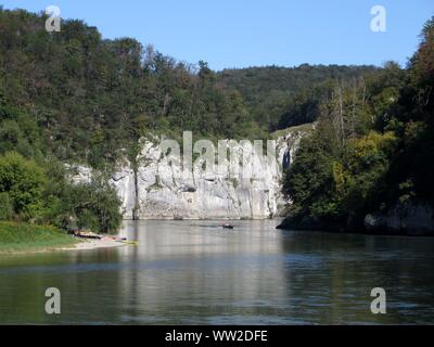 Les gorges du Danube de Weltenbourg à (04. Septembre 2019) dans le monde entier d'utilisation | Banque D'Images