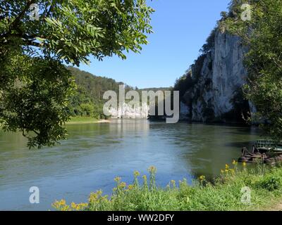 Les gorges du Danube de Weltenbourg à (04. Septembre 2019) dans le monde entier d'utilisation | Banque D'Images