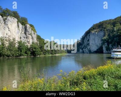 Les gorges du Danube de Weltenbourg à (04. Septembre 2019) dans le monde entier d'utilisation | Banque D'Images