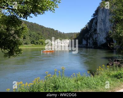 Les gorges du Danube de Weltenbourg à (04. Septembre 2019) dans le monde entier d'utilisation | Banque D'Images