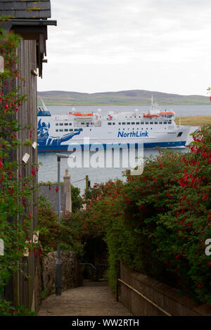 Au départ de ferry Northlink Stromness, Orkney Isles Banque D'Images