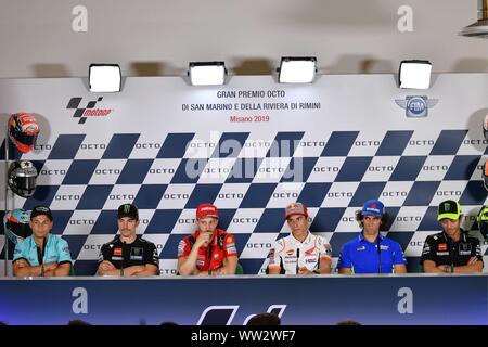 Lorenzo Dalla Porta, Maverick Viñales, Andrea Dovizioso,, Marc Márquez, Alex Rin, Valentino Rossi Cordon Press Banque D'Images