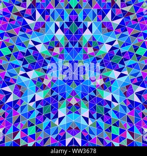 Polygonaux colorés triangle géométrique dynamique modèle mosaïque contexte - résumé vecteur conception circulaire à partir de triangles Illustration de Vecteur