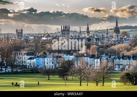 Parcs du sud, Oxford, UK. Banque D'Images