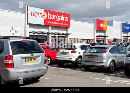 Skippingdale Retail Park, Scunthorpe, Noth Lincolnshire, Angleterre Royaume-uni Banque D'Images