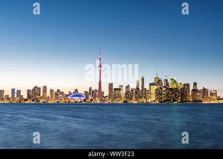 Gratte-ciel de l'île Centre Toronto, Ontario, Toronto Banque D'Images