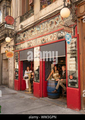 Bodega de la Ardosa, quartier Malasana, Madrid, Espagne Banque D'Images