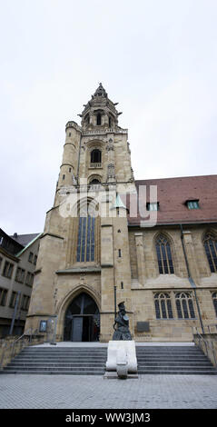 Gotische Evangelische Kirche Saint Kilian, Heilbronn, Bade-Wurtemberg, Allemagne Banque D'Images