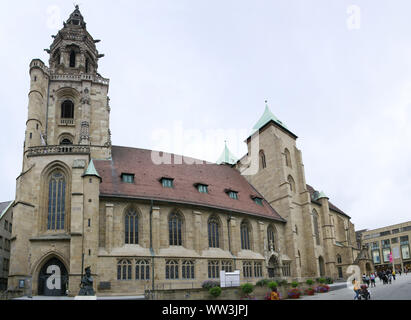 Gotische Evangelische Kirche Saint Kilian, Heilbronn, Bade-Wurtemberg, Allemagne Banque D'Images