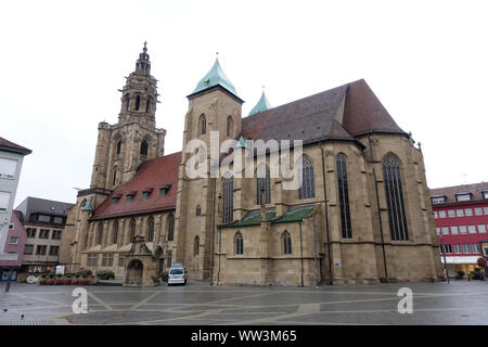 Gotische Evangelische Kirche Saint Kilian, Heilbronn, Bade-Wurtemberg, Allemagne Banque D'Images