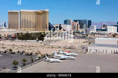 Avions à l'aéroport de Las Vegas Banque D'Images