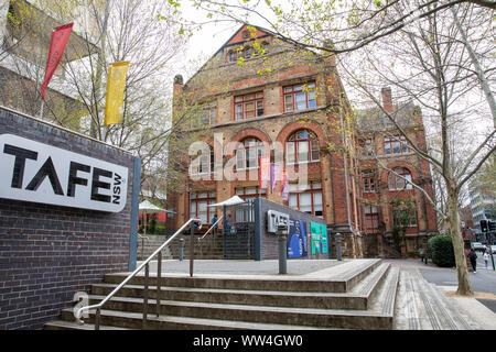 TAFE NSW, technique et de l'éducation complémentaire de la formation, campus site dans Ultimo,Sydney, Australie Banque D'Images