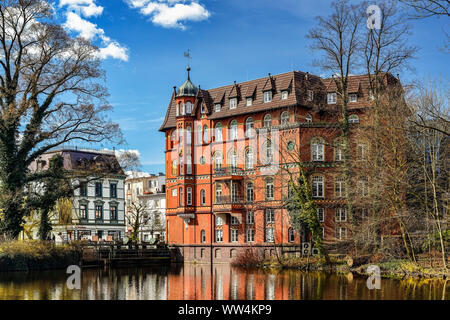 Bille et Alte Holstenstrasse à Bergedorf, Hambourg, Allemagne, Europe Banque D'Images