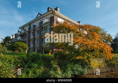 Villa à l'Rondeelteich in Winterhude. Banque D'Images