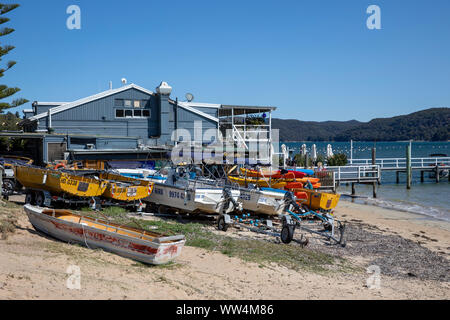Le Boathouse à Palm Beach à Sydney Banque D'Images