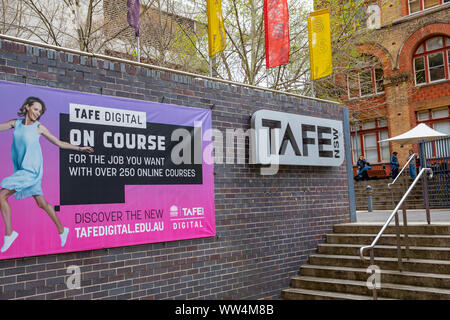 Ultimo TAFE nsw campus dans le centre-ville de Sydney, l'éducation et de la formation,Sydney, Australie Banque D'Images