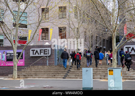 Ultimo TAFE nsw campus dans le centre-ville de Sydney, l'éducation et de la formation,Sydney, Australie Banque D'Images