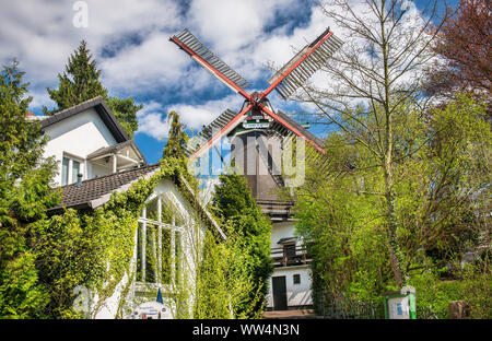 Moulin à Chrysanderstrasse à Bergedorf, Hambourg, Allemagne, Europe Banque D'Images