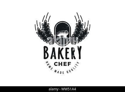 Vintage, Retro Bakery Shop Logo, Vector Illustration Illustration de Vecteur