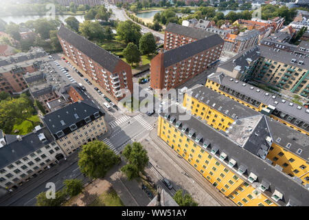 Belle ville de Copenhague au Danemark Banque D'Images