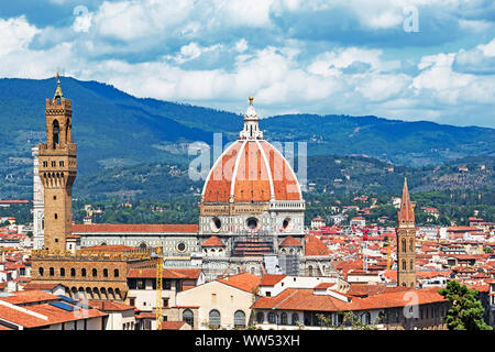 Santa Maria del Fiore, Duomo, cathédrale, florence, toscane, italie, Banque D'Images
