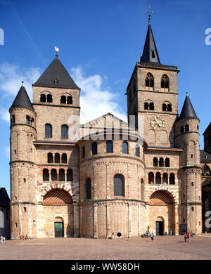 Cathédrale Saint-Pierre de Trèves, Trèves, Rhénanie-Palatinat, Allemagne, Europe Banque D'Images