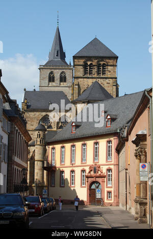 Cathédrale Saint-Pierre de Trèves, Trèves, Rhénanie-Palatinat, Allemagne, Europe Banque D'Images