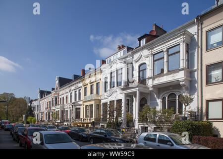 Maisons anciennes à Brême Schwachhausen, Bremen, Germany, Europe Banque D'Images
