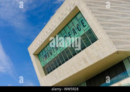 John Lennon et Yoko Ono's Fantasy Double exposition au Musée de Liverpool. Crédit photo : Brian Hickey/Alamy Banque D'Images