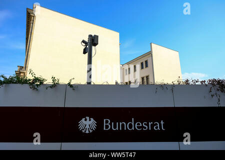 26.08.2019, Berlin, Allemagne : vue de côté de l'immeuble du Conseil fédéral dans la Leipziger Strasse à Berlin-Mitte Banque D'Images