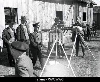 Wehrmacht Luftwaffe & Mousqueton K 98 - Armée allemande Carabine K98 Banque D'Images