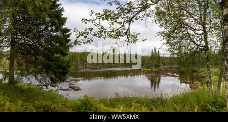 Paysage nature Panorama en Nord-trondelag Norvège Namsskogan,, Banque D'Images