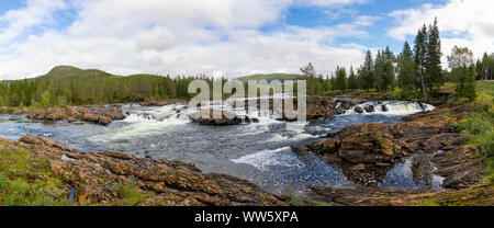 Paysage nature Panorama en Nord-trondelag Norvège Namsskogan,, Banque D'Images