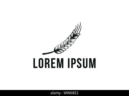 Hand drawn le blé, les céréales, riz, vector illustration Illustration de Vecteur