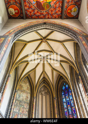 Autel dôme de l'église Saint-Nicolas à Wil, Saint-Gall Banque D'Images