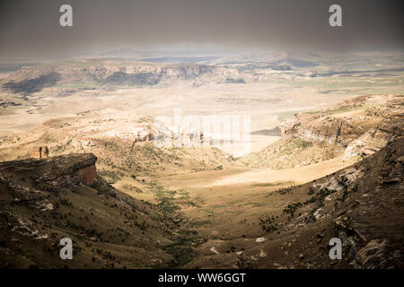 Drakensberg, Afrique du Sud, Lesotho, château géant National Park Banque D'Images