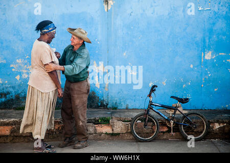 Scène de rue à Viñales, Cuba Banque D'Images