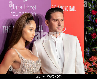 New York, NY - 12 septembre 2019 : Yasmin Wijnaldum et G-Eazy assister à 5e Diamond Ball bénéficiant le Clara Lionel Foundation au Cipriani Wall Street Banque D'Images