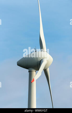 Allemagne, Frise orientale, près de l'usine éolienne, d'Emden Banque D'Images