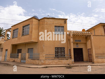 La piscina italiana piscine construite durant la période coloniale italienne, région centrale, Asmara, Erythrée Banque D'Images