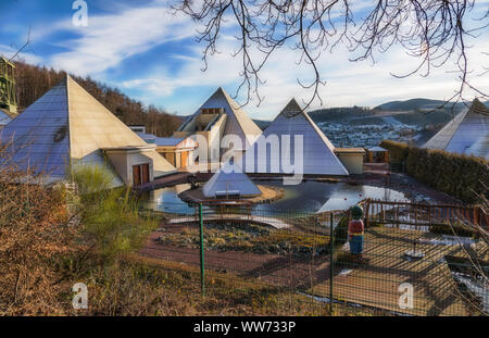 La pyramide park à Lennestadt - Allemagne Banque D'Images