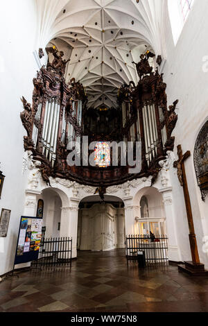 L'Europe, la Pologne, la Poméranie, Gdansk / Danzig, cathédrale d'Oliwa - grand orgue Banque D'Images