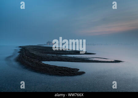 L'Europe, la Pologne, la Poméranie, Rewa, la mer Baltique, la pointe Banque D'Images