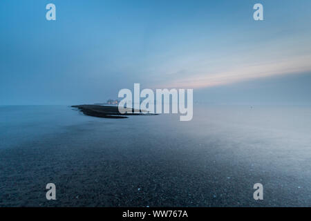 L'Europe, la Pologne, la Poméranie, Rewa, la mer Baltique, la pointe Banque D'Images