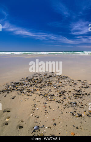 France, Bretagne, FinistÃ¨re Ministère, TRÀ©guennec, Plage de Kermabec Beach Banque D'Images