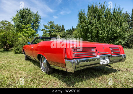 Lamotte-du-Rhône, Vaucluse, France, Pontiac Grand Ville, cabriolet, année de construction 1971, 7500 cm3, 242 kW Banque D'Images