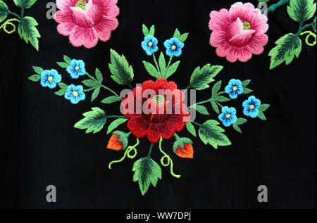 Cracovie. Cracovie. La Pologne. L'art populaire et foire artisanale sur la place principale du marché, centre de la vieille ville. Événement annuel. Banque D'Images