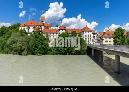 Allemagne, Bavière, FÃ¼ssen, monastère bénédictin Saint Mang dans FÃ¼ssen Banque D'Images